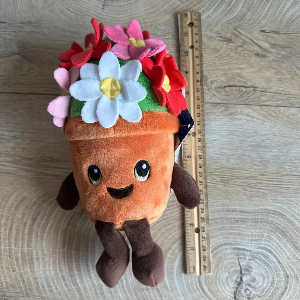 Build a Bear Buddies Mini Happy Daisies Flower Pot Stuffed Toy